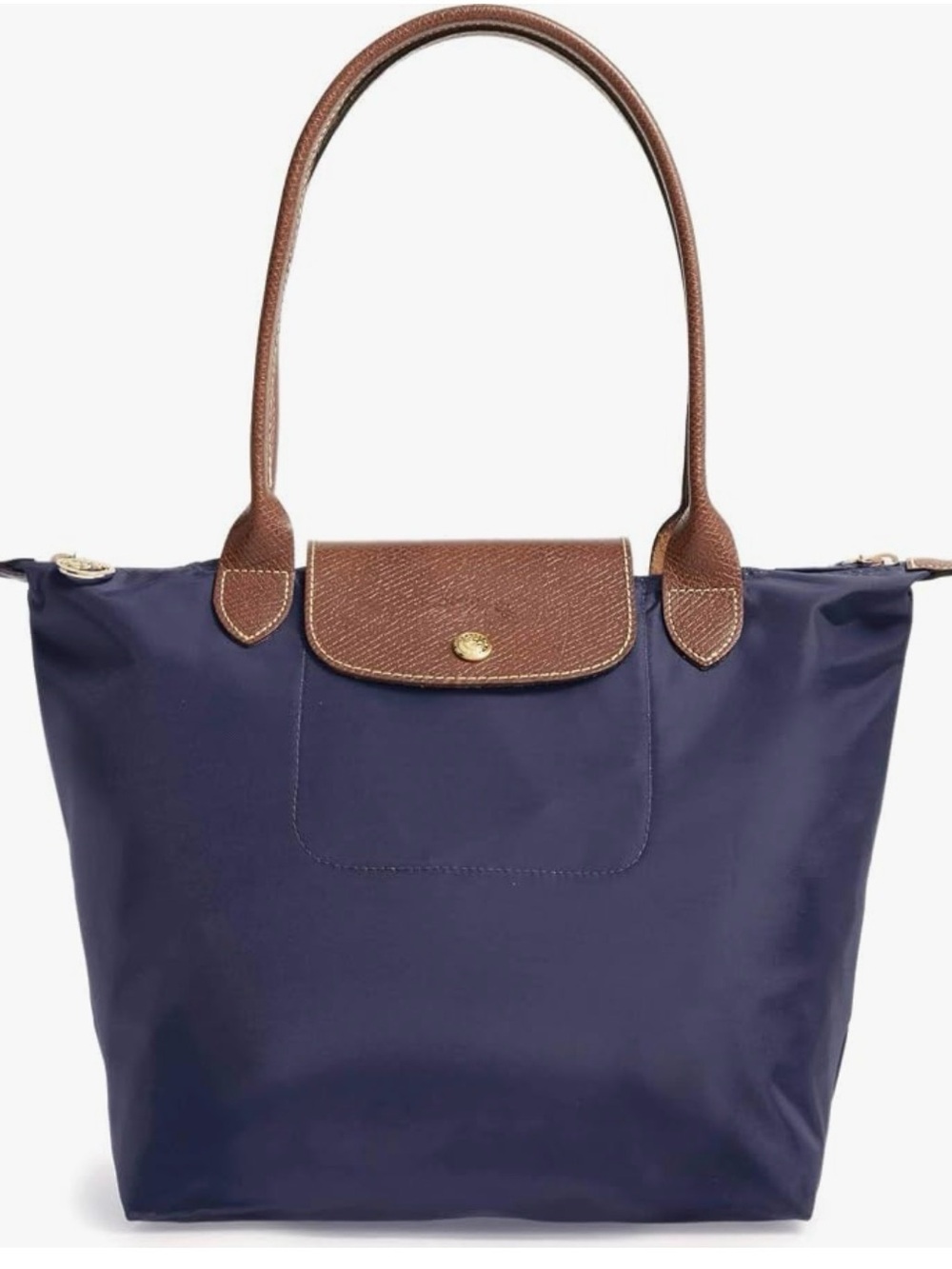 Longchamp Purple Medium Le Pliage Tote Shoulder Bag